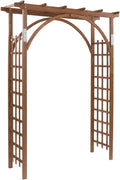 Wooden Outdoor Garden Arch Trellis Decor