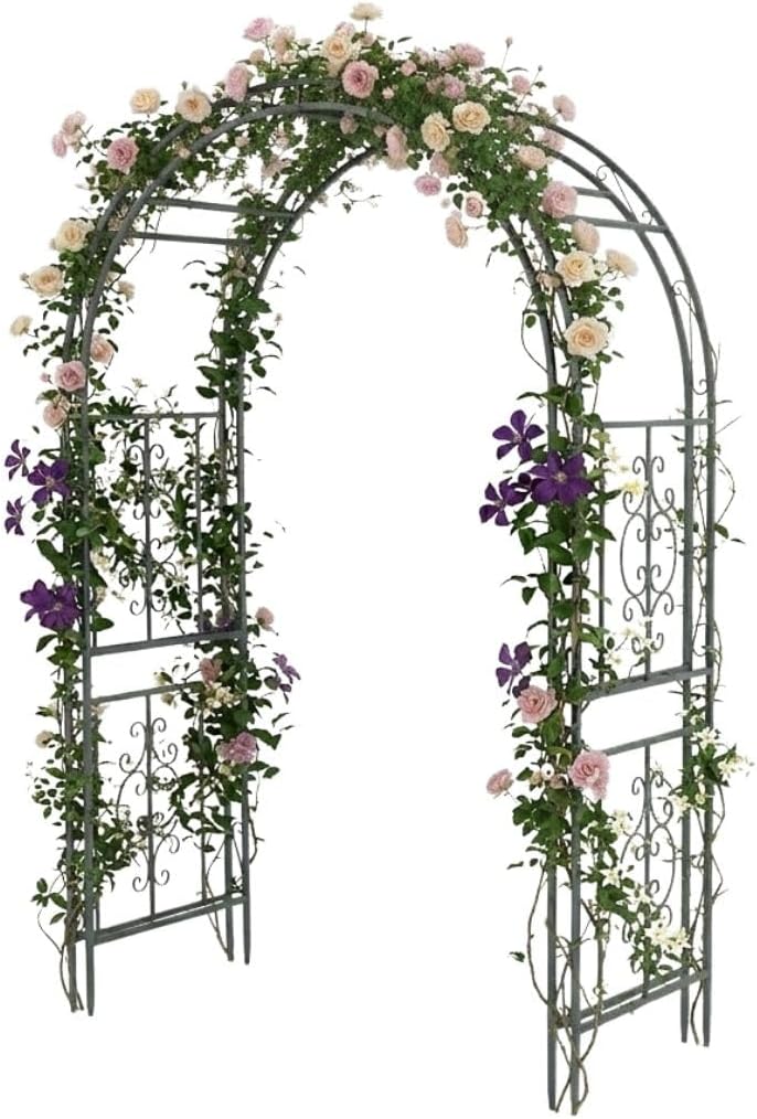 Metal Garden Arbor Climbing‑Plant Trellis
