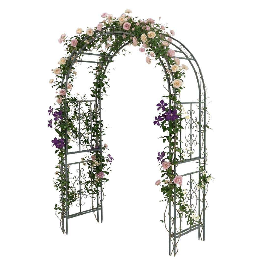 Metal Garden Arbor Climbing‑Plant Trellis