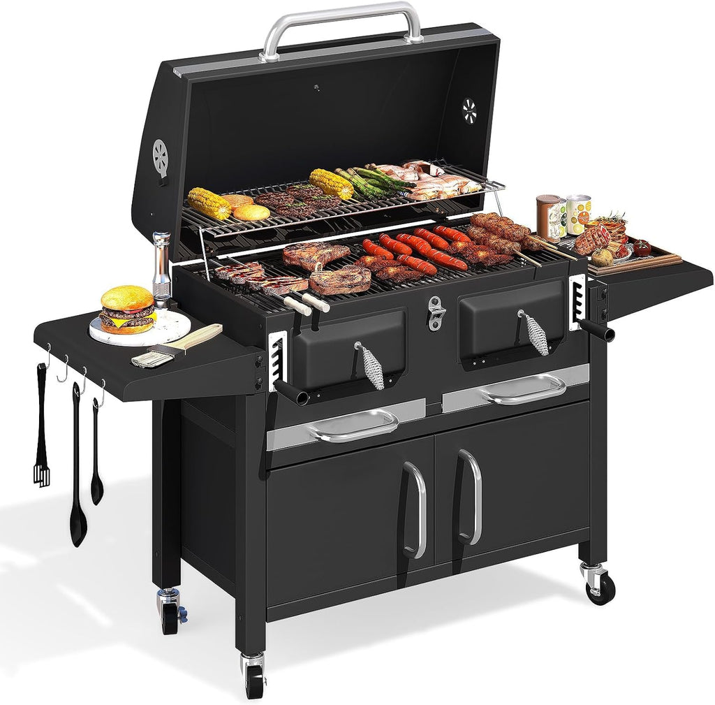 Large Outdoor Charcoal BBQ Grill