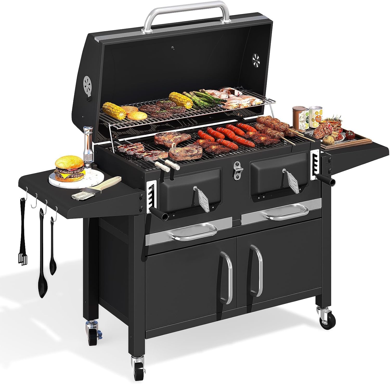 Large Outdoor Charcoal BBQ Grill