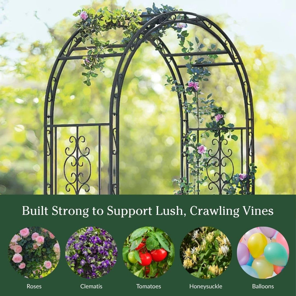 Metal Garden Arbor Climbing‑Plant Trellis