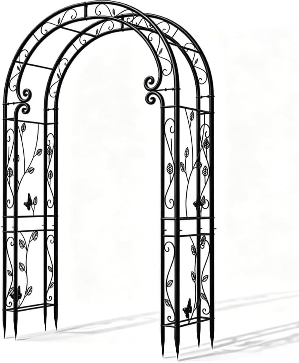 Sturdy Metal Garden Arch Trellis Stand