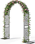 Stable Metal Garden Arch Trellis Decor
