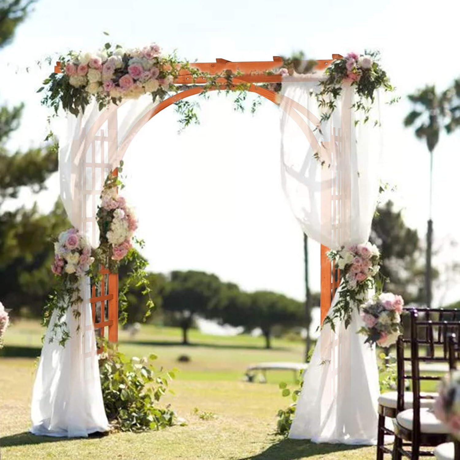 Wooden Garden Arch Climbing‑Plant Trellis