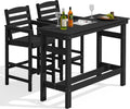 Outdoor Adirondack Bar Table Chair Set