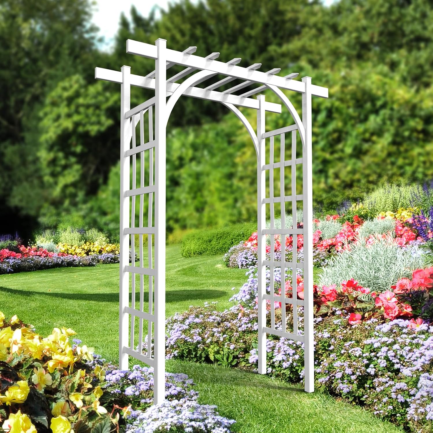 PVC Garden Arch Wedding Trellis Stand