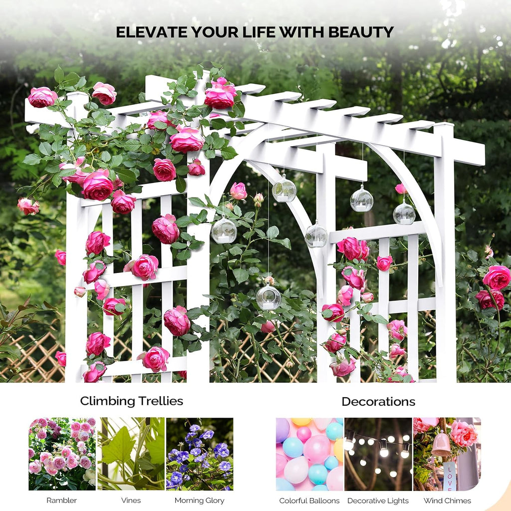 PVC Garden Arch Wedding Trellis Stand