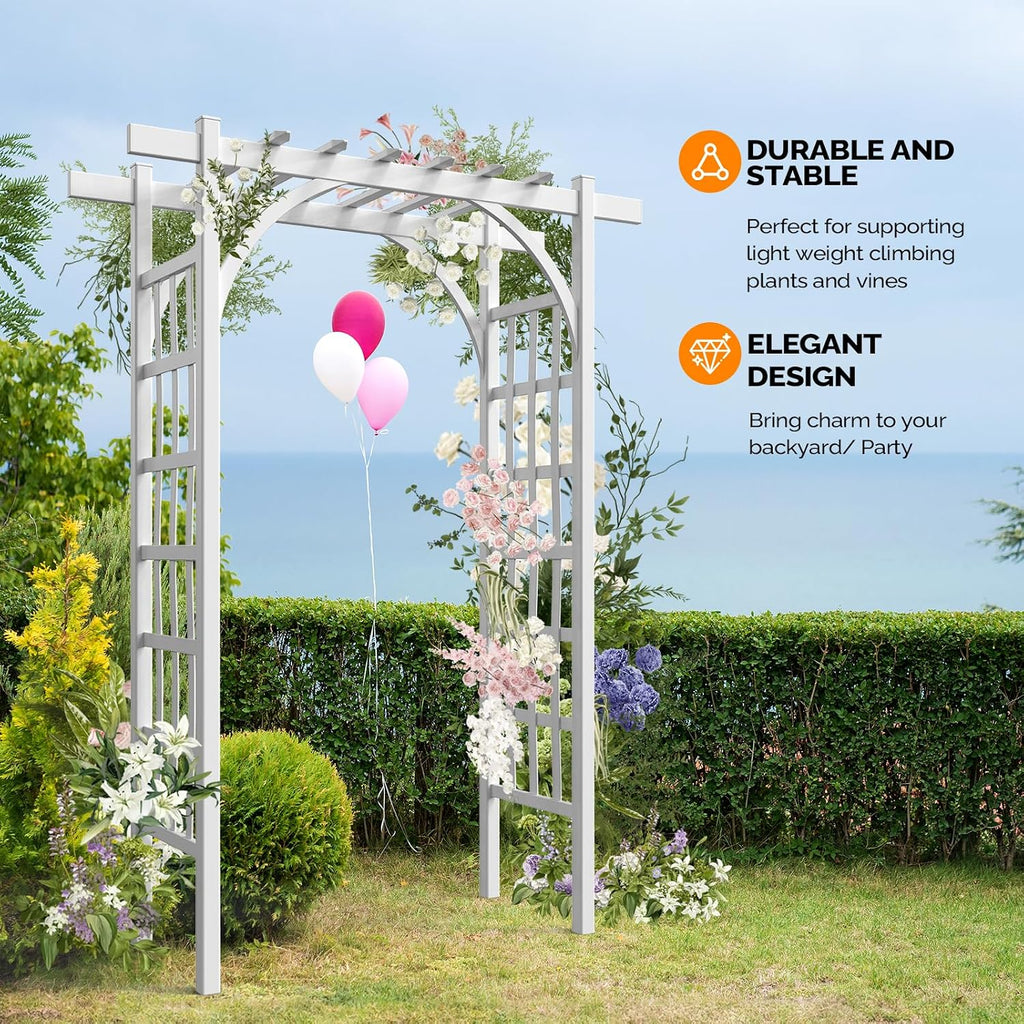 PVC Garden Arch Wedding Trellis Stand