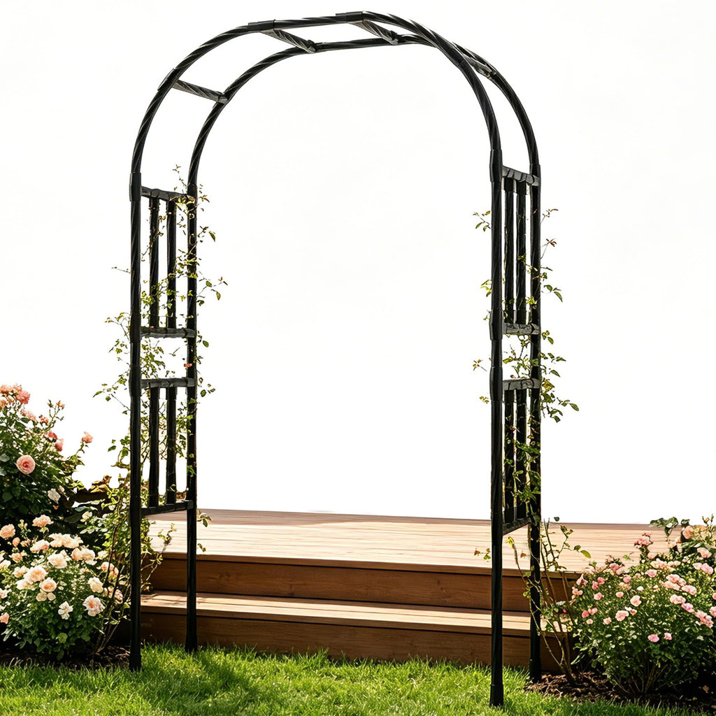 Heavy‑Duty Metal Garden Arch Trellis